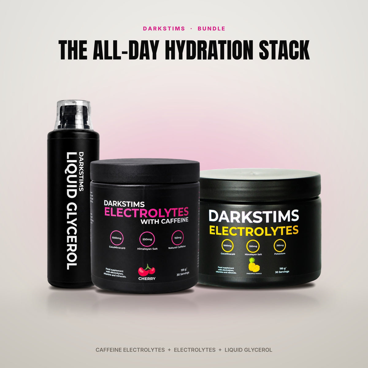 The All-Day Hydration Stack: Caffeine Electrolytes, Electrolytes and Liquid Glycerol